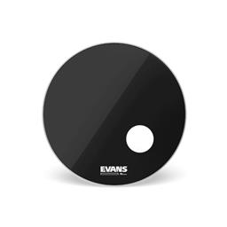 Evans EQ3 Resonant Black Bass Drum Head, 22"