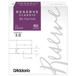 D'addario Classic Clarinet 3 Classic Box 10