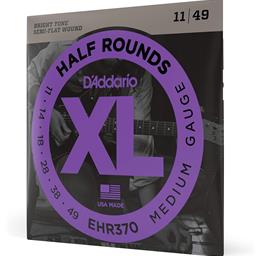 D'Addario 11-49 Medium, XL Half Rounds Electric Guitar Strings