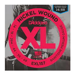 D'Addario 14-68 Medium Baritone, XL Nickel Electric Guitar Strings
