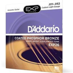 D'Addario 11-52 Acoustic Coated Phosphor Custom Light
