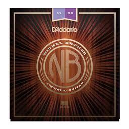D'Addario 11-52 Custom Light, Nickel Bronze Acoustic Guitar Strings