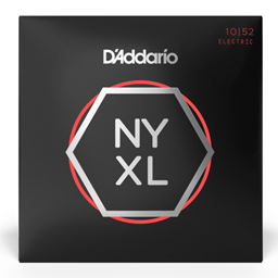 D'Addario 10-52 Light Top/Heavy Bottom, NYXL Electric Guitar Strings