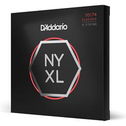 D'Addario 10-74 Light Top/Heavy Bottom 8-String, NYXL Electric Guitar Strings