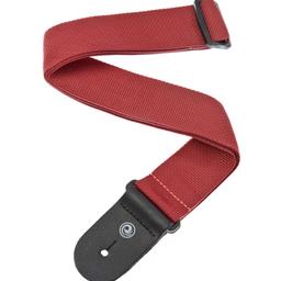 D'Addario Polypropylene Guitar Strap, Red