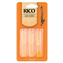 Rico Bass Clarinet Reeds, Strength 3, 3-Pack