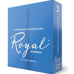 Rico Royal Soprano Sax Reeds, Strength 2, 10-pack