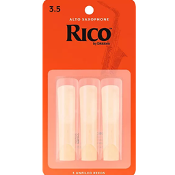 Rico Alto Sax Reeds, Strength 3.5, 3-pack