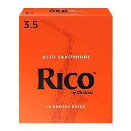 Rico Alto Sax Reeds, Strength 3.5, 10-pack