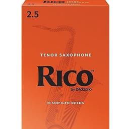 Rico Tenor Sax Reeds, Strength 2.5, 10-pack