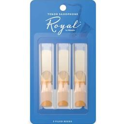 Rico Royal Tenor Sax Reeds, Strength 2, 3-pack