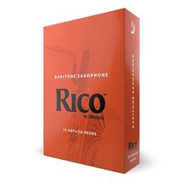 Rico Baritone Sax Reeds, Strength 3, 10-pack