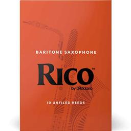 Rico Baritone Sax Reeds, Strength 3.5, 10-pack