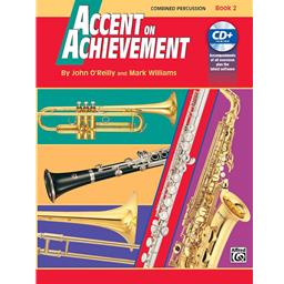 Percussion Combined Accent On Achievement Book 2