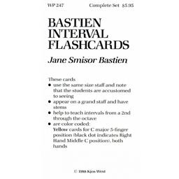 Bastien Flashcards Intervals