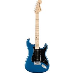 Squier Affinity Series Stratocaster, Maple Fingerboard, Black Pickguard, Lake Placid Blue