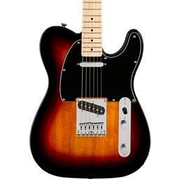 Squier Affinity Series Telecaster, Maple Fingerboard, Black Pickguard, 3-Color Sunburst