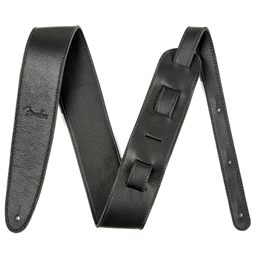 Fender Artisan Crafted Leather Strap, 2.5" Black