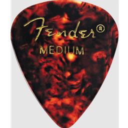 Fender Classic Celluloid, Tortoise Shell, 351 Shape, Medium, 12 Count