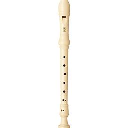 Yamaha Soprano Recorder; key of C; Baroque fingering; double holes: C-C#; D-D#; three-piece construction