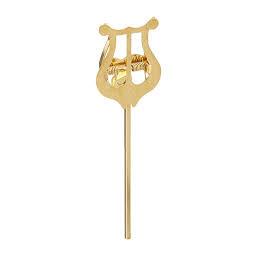 American Plating Straight Trumpet Lyre Gold