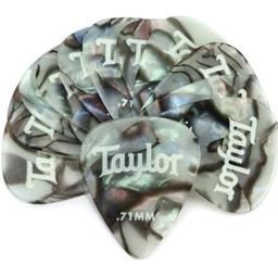 Taylor Celluloid 351 Picks, Abalone, 0.71mm, 12-Pack