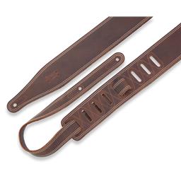 LEVY'S 2.5" Wide Garment Leather Guitar Strap