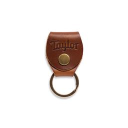 Taylor Key Ring with Pick Holder - Medium Brown Nubuck