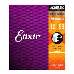 Elixir 12-53 Acoustic Nanoweb Phosphor