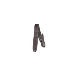 Perri's 2.5" Brown Double Stitched Leather Guitar Strap