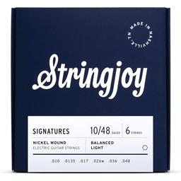 Stringjoy Signatures | Balanced Light Gauge (10-48) Nickel Wound Electric Guitar Strings
