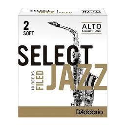 D'addario Select Jazz Alto Sax 2 Soft Select Jazz Box 10