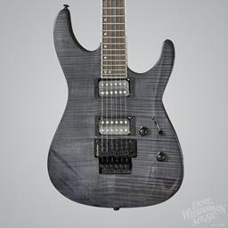 LTD M-200 Flamed Maple See thru Black
