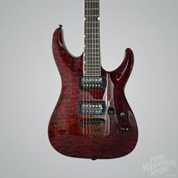 LTD MH-200 Quilted Maple Black Cherry