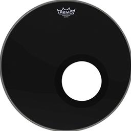 Remo 18" Bass Powerstroke 3 Ebony Black DynamO