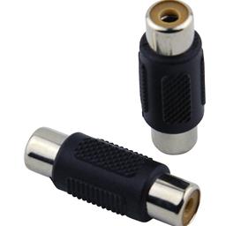 PigHog RCA(F)-RCA(F) Mono Adapter, 2pk