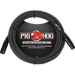 PigHog 20" XLR Vintage Mic Black & White