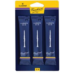 Clarinet 2.5 Vandoren Traditional Pack 3