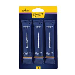 Clarinet 3 Vandoren Traditional Pack 3