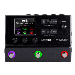 Line 6 HX Stomp Next Generation Amp and FX modeler designed for your pedalboard-Black