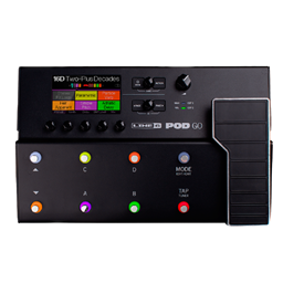 Line 6 POD Go Guitar Processor w simple interface, lightweight, best in class tones