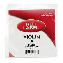 Red Label Violin E Single String 1/4