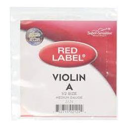 Red Label Violin A Single String 1/2 Medium