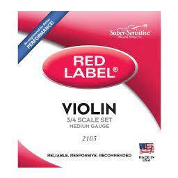 Red Label Violin A Single String 3/4 Medium