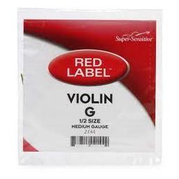 Red Label Violin D Single String 1/4