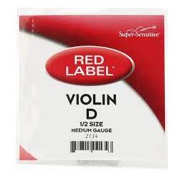 Red Label Violin D Single String 1/2 Medium