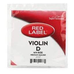 Red Label Violin D Single String 4/4 Medium
