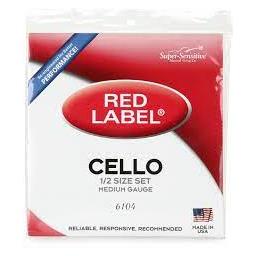 Red Label Cello D Single String 1/2 Medium