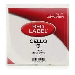 Red Label Cello G Single String 1/2 Medium