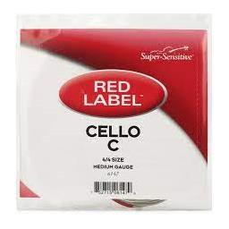 Red Label Cello C Single String 4/4 Medium